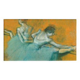 Degas Dancers im Bar Ballet Namenschild