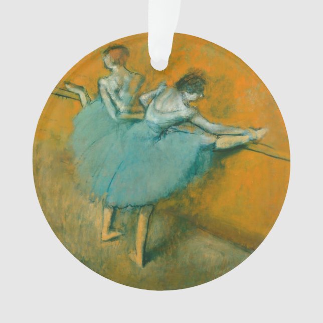 Degas Dancers im Bar Ballet Ornament (Vorderseite)