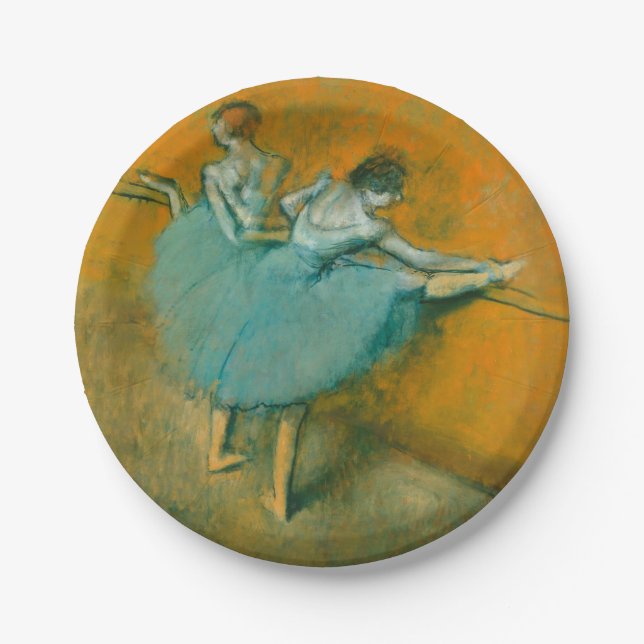 Degas Dancers im Bar Ballet Pappteller (Vorderseite)