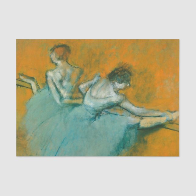 Degas Dancers im Bar Ballet Seidenpapier (Vorderseite)