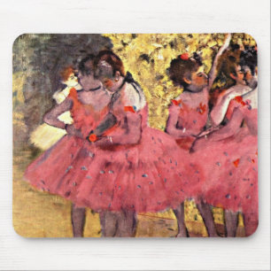 Degas: Die rosa Tänzer Mousepad