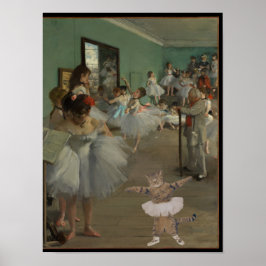 Degas' Die Tanzklasse mit Ballettkiste Poster
