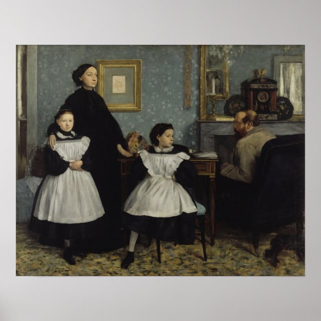 Degas - Familie Bellelli Poster (Vorne)