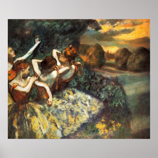 Degas Four Dancers Poster (Vorne)