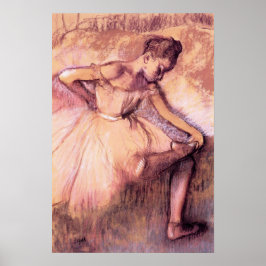 Degas Pink Ballerina Poster