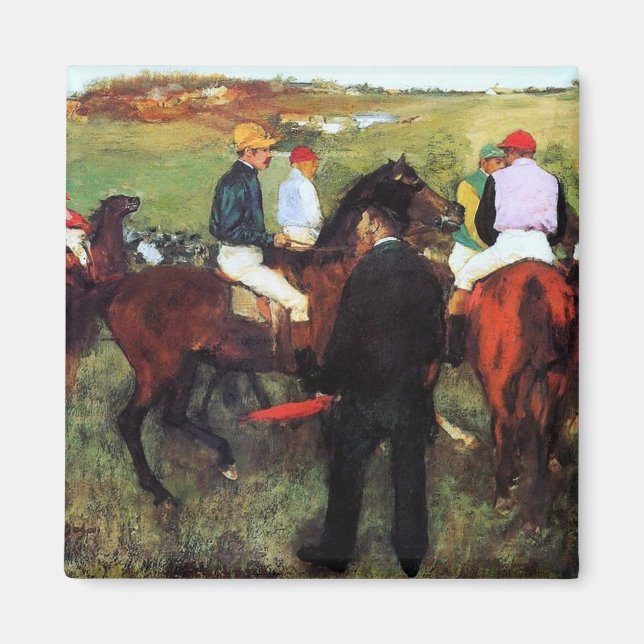 Degas - Rassismus - Malerei des Impressionismus Magnet (Vorne)