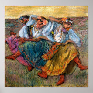 Degas - Russische Tänzer Poster