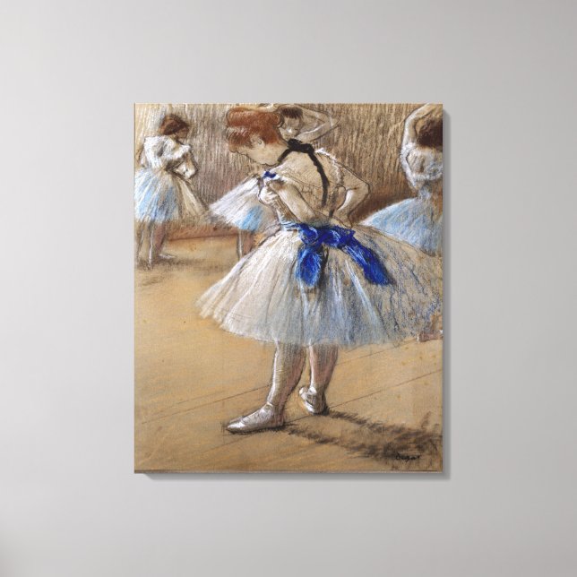 Degas Study of a Dancer Leinwanddruck (Vorderseite)