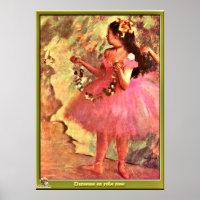 Degas - Tänzer in rosa Kleid-1880