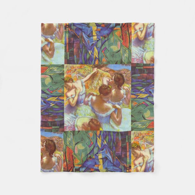 Degas' Tänzer und Marc's Deer Fleecedecke (Vorderseite)