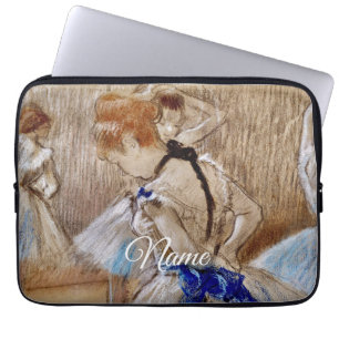 Degas Tänzerin mit blauem Band Laptopschutzhülle
