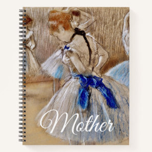 Degas Tänzerin mit blauem Band  Notizbuch