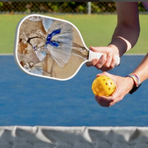 Degas-Tänzerin mit blauem Band Pickleball Schläger