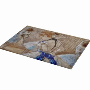 Degas Tänzerin mit blauem Band  Schneidebrett