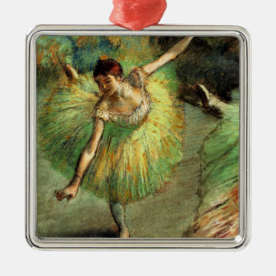 Degas - TänzerTilting, berühmtes Gemälde, Ornament Aus Metall