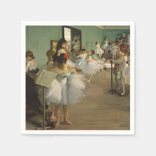 Degas Tanzklasse Balletttänzer Ballerina Kunst Serviette