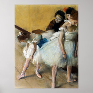Degas - Tanzprüfung Poster