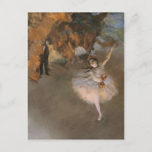 Degas The Star Postkarte