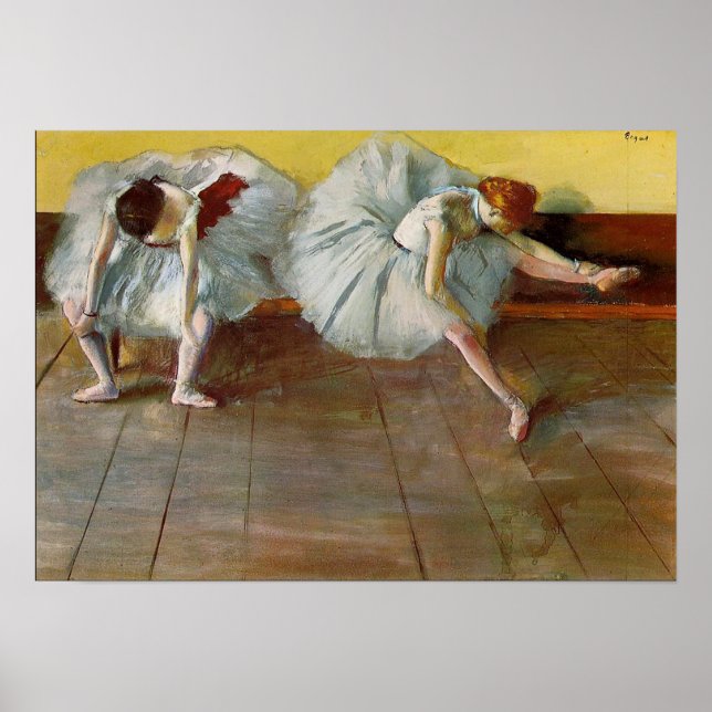 Degas Two Ballet Dancers Poster (Vorne)