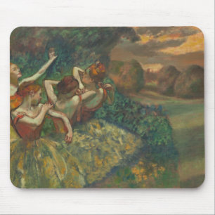 Degas' Vier Tänzer Meisterwerk Gemälde Mousepad