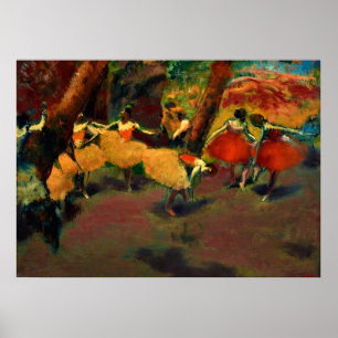 Degas - Vor der Aufführung Poster