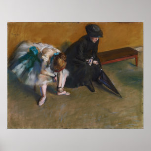 Degas - Warten Poster