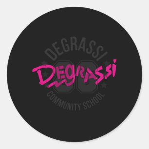 Degrassi Panthers Gym Runder Aufkleber