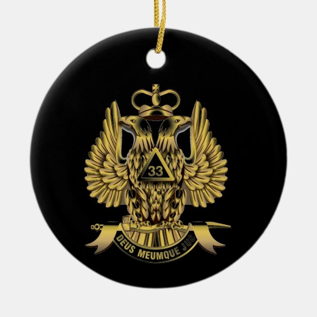 DEGREE MASONS KERAMIK ORNAMENT (Vorne)