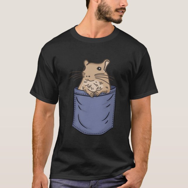 Degu Chest Pocket Rodent Octodon Hystricomorpha Co T-Shirt (Vorderseite)