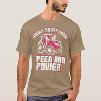 Dehnen Squat Farm Speed and Power Traktor Bauer F T-Shirt