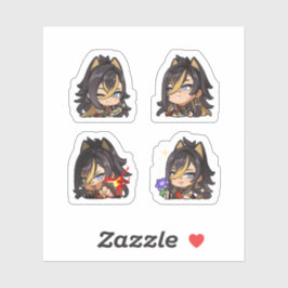 Dehya Genshin Impact 4er Stickerbogen Aufkleber