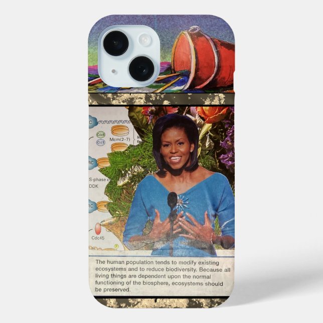 DEI Biodiversity Economics Quote Michelle Obama Case-Mate iPhone Hülle (Rückseite)