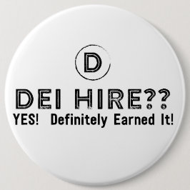 DEI Button B&W