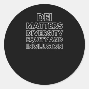 Dei S Diversity Equity and Inclusion Aufkleber
