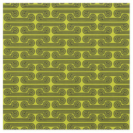 Deimos in Schattierungen von Gelbgrün Stoff