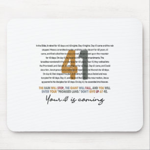 Dein 41 kommt Gottes Glaube Christlich Mousepad