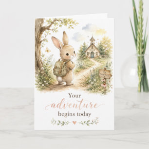Dein Abenteuer beginnt heute Bunny Rückkehr zur Sc Karte