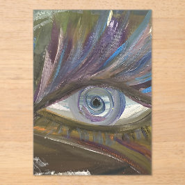 dein Auge ist der Spiegel deiner Seele Acryleinladungen