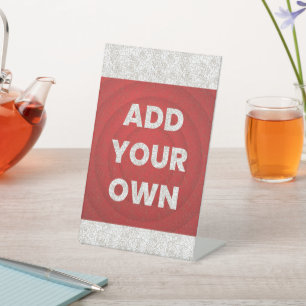 Dein Bild hier Sockelschild