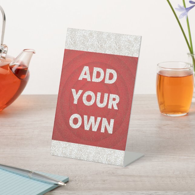 Dein Bild hier Sockelschild (In SItu)