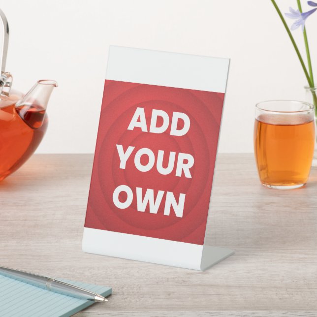 Dein Bild hier Sockelschild (In SItu)