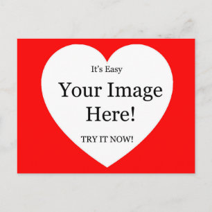 Dein Bild im Herzen Postkarte
