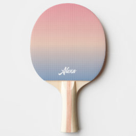 Dein Brief benutzerdefiniert Neon Dawn Tischtennis Schläger