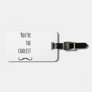 Dein Cooler Schnurrbart Gepäckanhänger