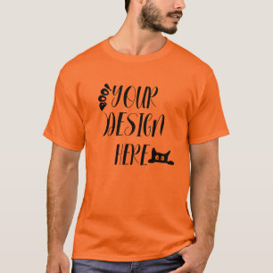 DEIN DESIGN HIER Halloween Mockup T-Shirt T-Shirt