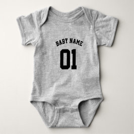 DEIN DESIGN/TEXT/FOTO Babybodies Football Jersey  Baby Strampler