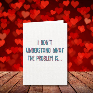 Dein einzigartiges Geschenk wartet zum Valentinsta Feiertagskarte