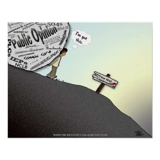 Dein erstes Klassenzimmer, das ich Got habe Poster (Vorderseite)