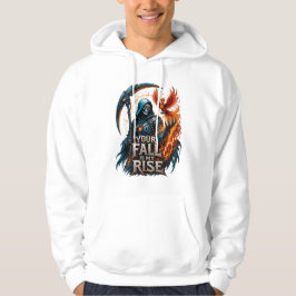 Dein Fall ist mein Aufstieg Reaper Trading Motivat Hoodie