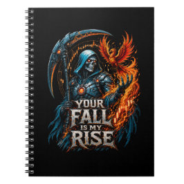 Dein Fall ist mein Aufstieg Reaper Trading Motivat Notizblock